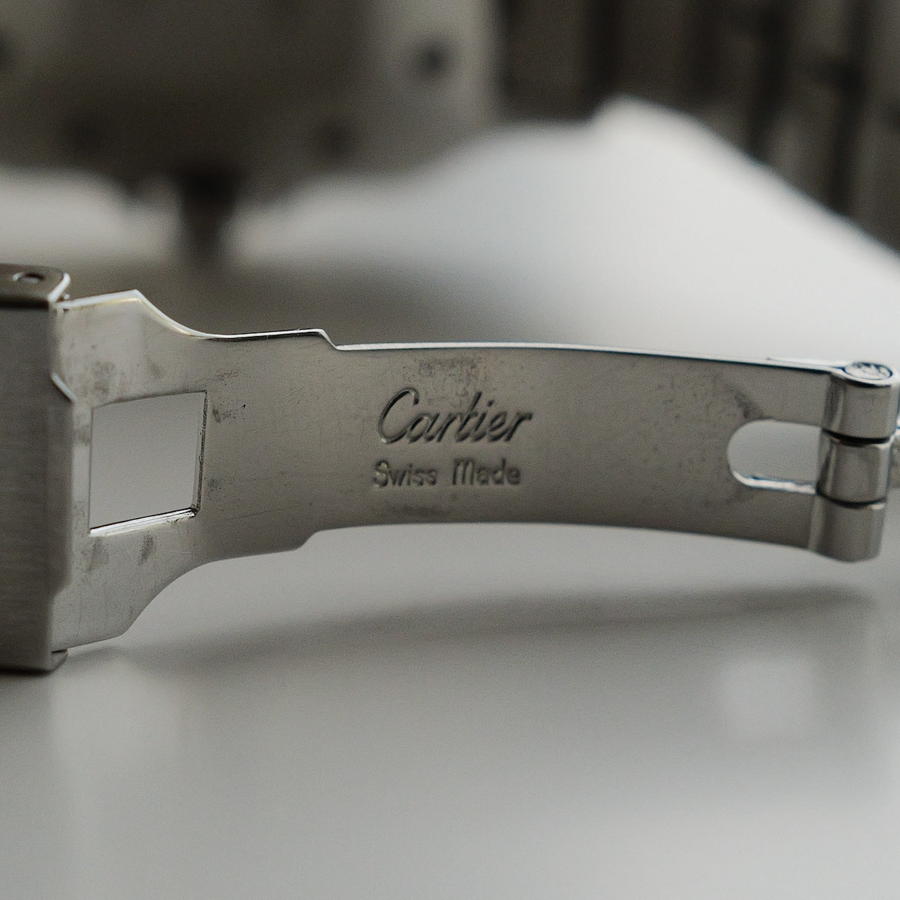 カルティエ/サントス/カレ/ガルべ/LM/ゴースト/グレイダイヤル/2960/CARTIER SANTOS Carrée / Galbee LM "GHOST/GREY DIAL" Ref.2960 Stainless Steel Case