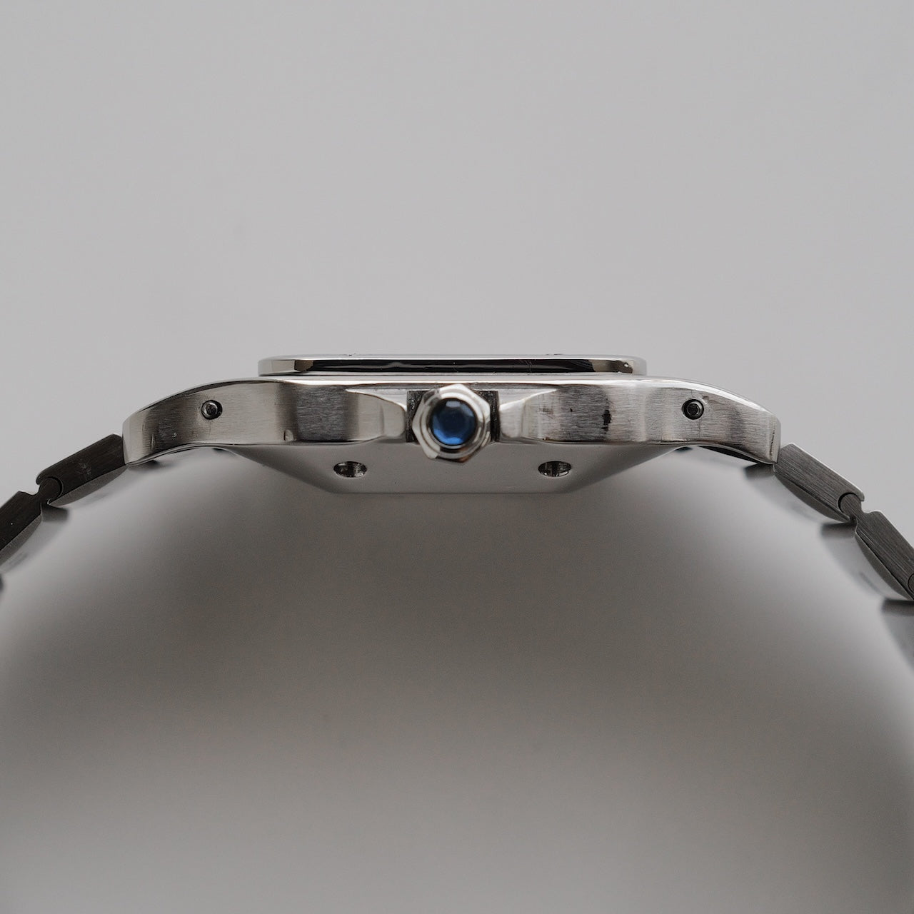 カルティエ/サントス/カレ/ガルべ/LM/ゴースト/グレイダイヤル/2960/CARTIER SANTOS Carrée / Galbee LM "GHOST/GREY DIAL" Ref.2960 Stainless Steel Case