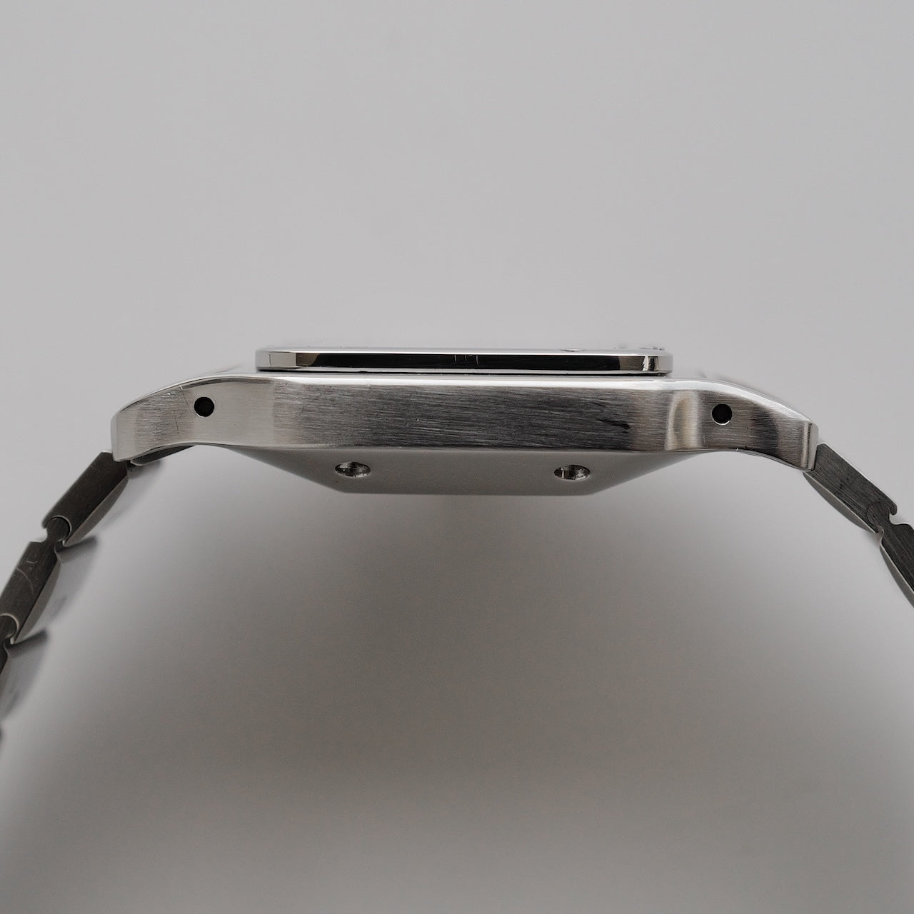 カルティエ/サントス/カレ/ガルべ/LM/ゴースト/グレイダイヤル/2960/CARTIER SANTOS Carrée / Galbee LM "GHOST/GREY DIAL" Ref.2960 Stainless Steel Case