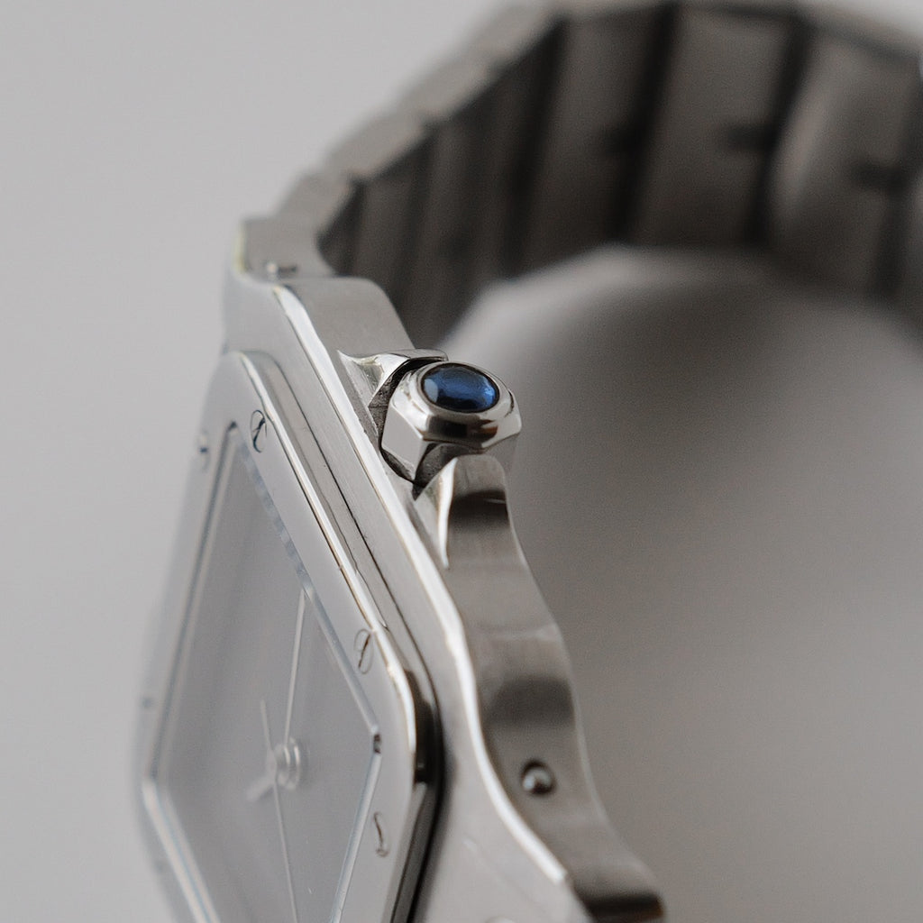 カルティエ/サントス/カレ/ガルべ/LM/ゴースト/グレイダイヤル/2960/CARTIER SANTOS Carrée / Galbee LM "GHOST/GREY DIAL" Ref.2960 Stainless Steel Case