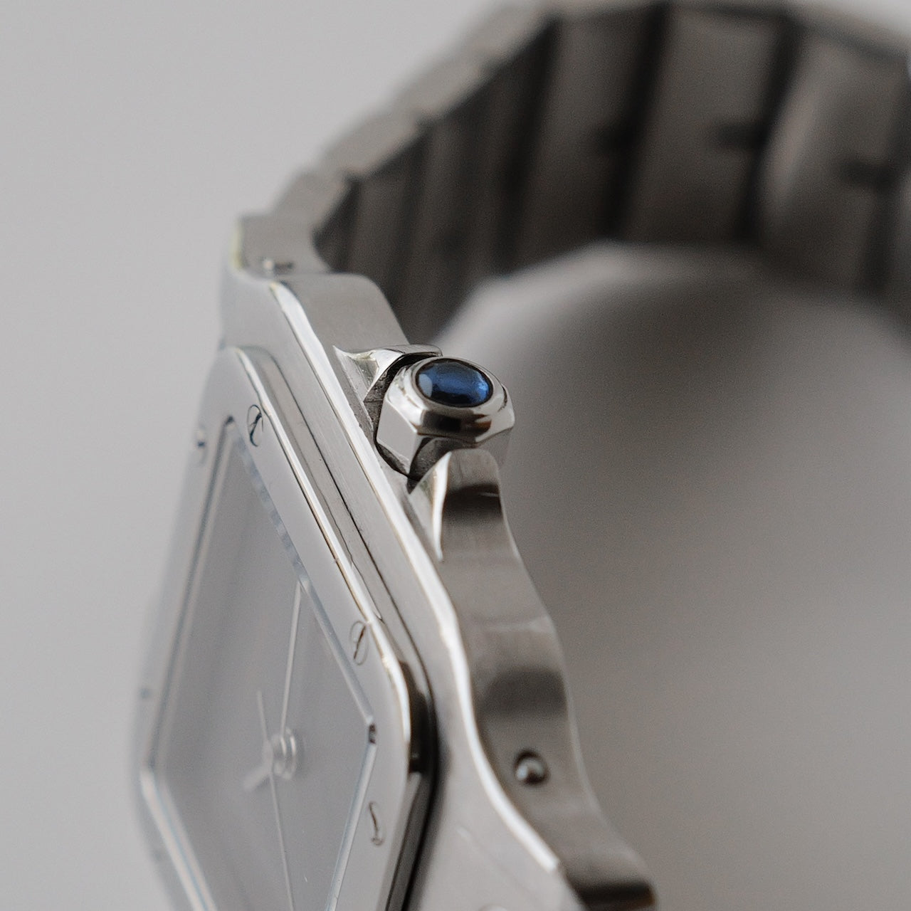 カルティエ/サントス/カレ/ガルべ/LM/ゴースト/グレイダイヤル/2960/CARTIER SANTOS Carrée / Galbee LM "GHOST/GREY DIAL" Ref.2960 Stainless Steel Case