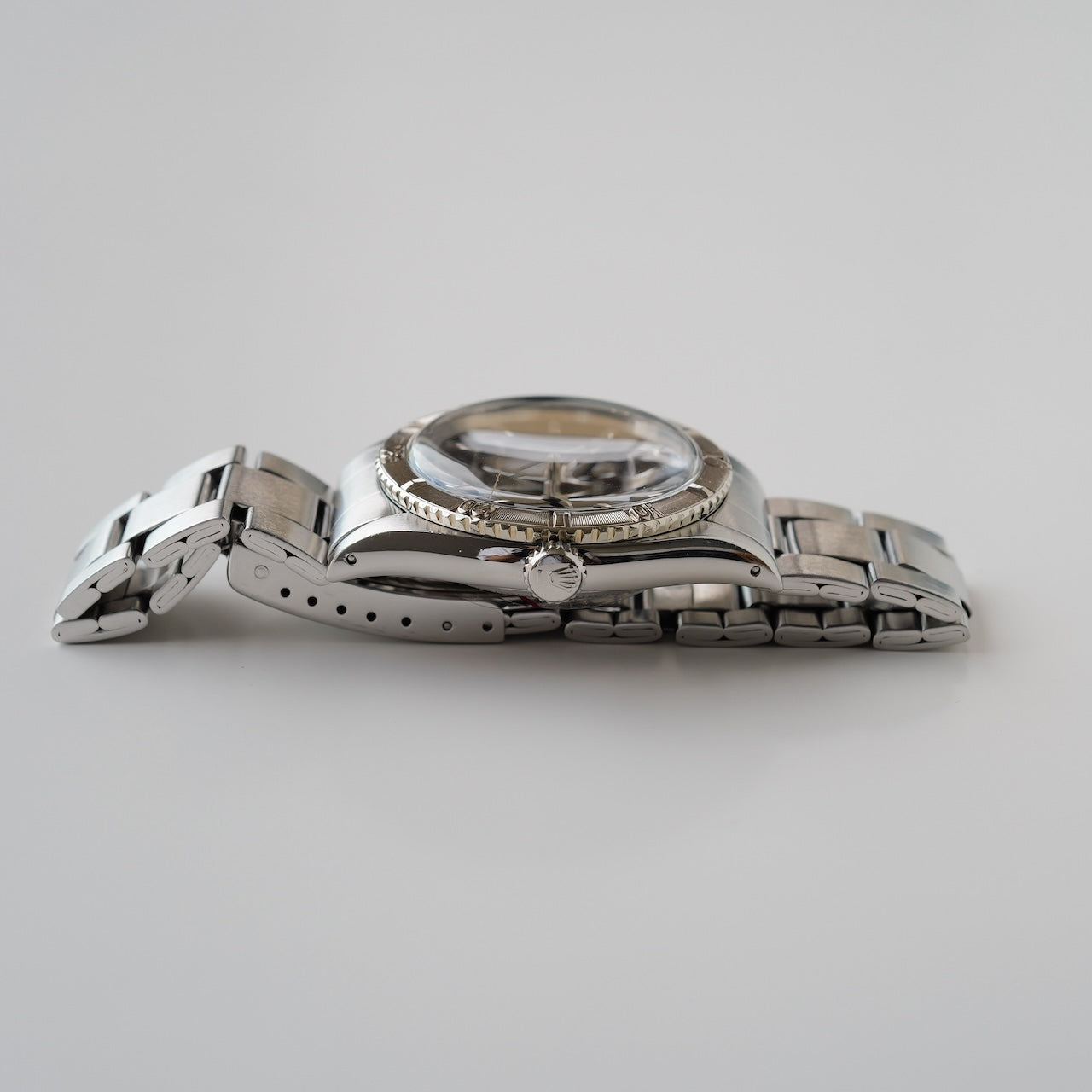 ロレックス/デイトジャスト6609/サンダーバード/ミラーダイヤル/WGベゼル/1959年ROLEX DATE-JUST Ref.6609 Turn-O-Gragh "Thunderbird"  Gilt Dial 1959