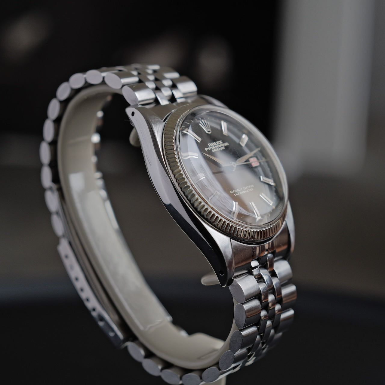 ロレックス/デイトジャスト6305/OCC/トロピカル/ミラーダイヤル/1954年/ROLEX DATE-JUST Ref.6305 "OCC TROPICAL GILT DIAL" 1954