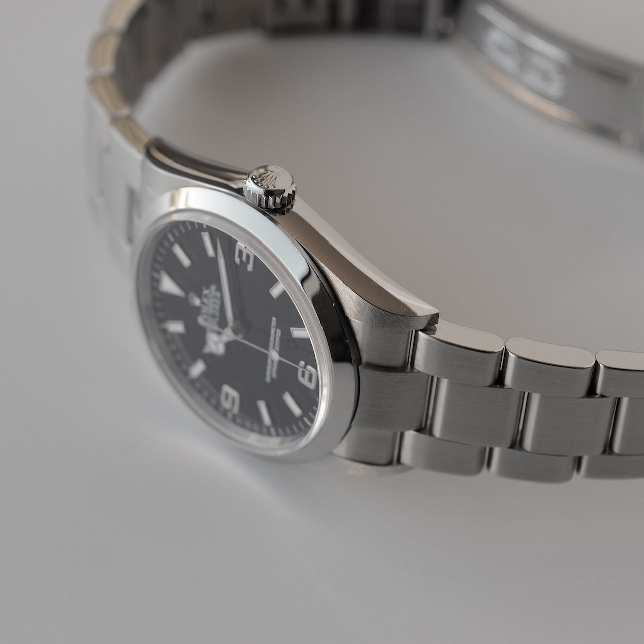 ロレックス/エクスプローラー1/114270/P番/裏蓋シール有り/保証書付き/ROLEX EXPLORER1 Ref.114270 P Serial 2000y with Paper
