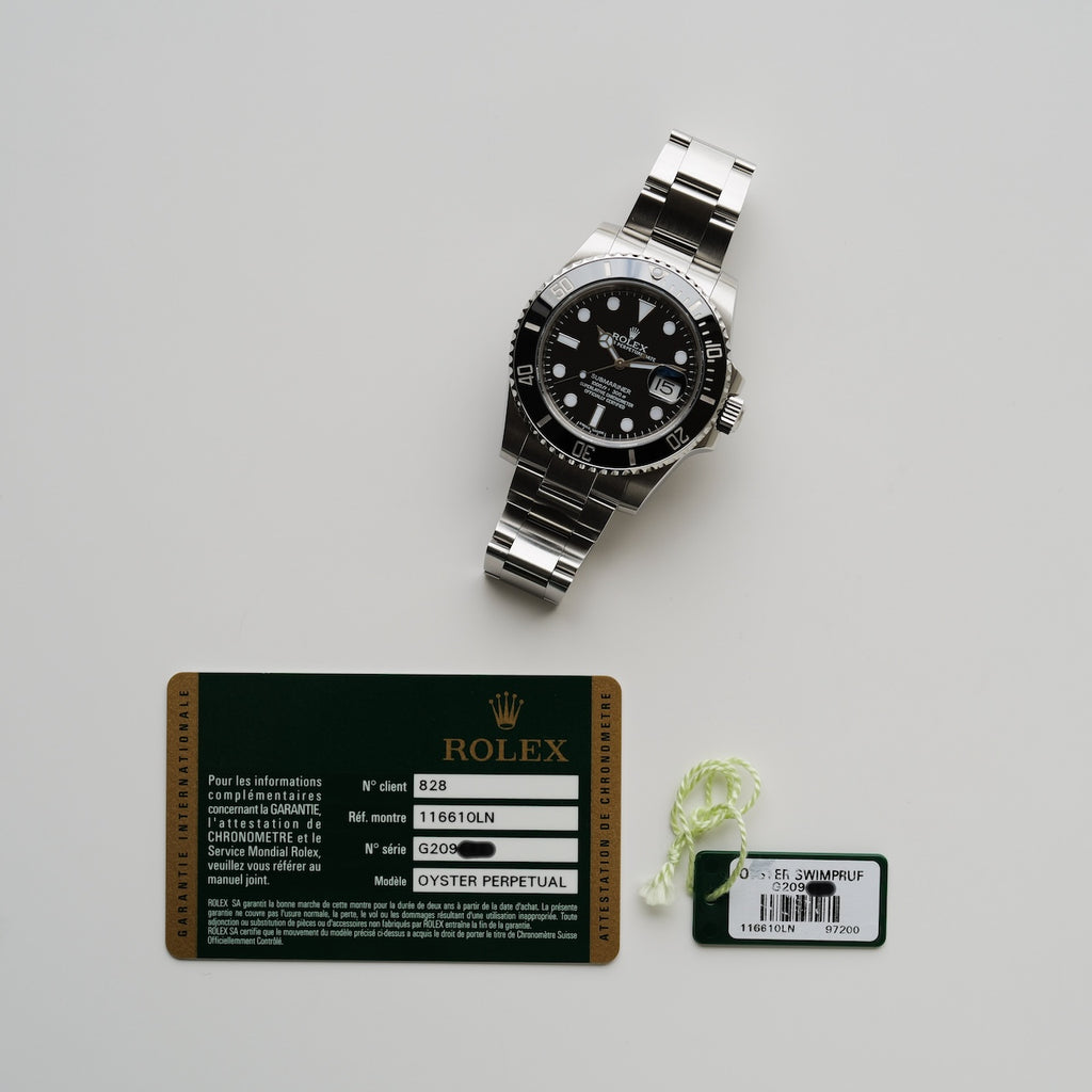ロレックス/サブマリーナデイト/116610LN/初期G番/保証書付き/ROLEX SUBMARINER DATE Ref.116610LN G Serial 2010 with Papers