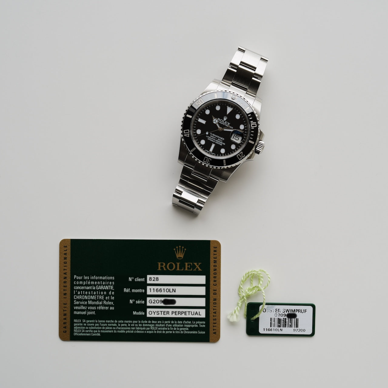 ロレックス/サブマリーナデイト/116610LN/初期G番/保証書付き/ROLEX SUBMARINER DATE Ref.116610LN G Serial 2010 with Papers
