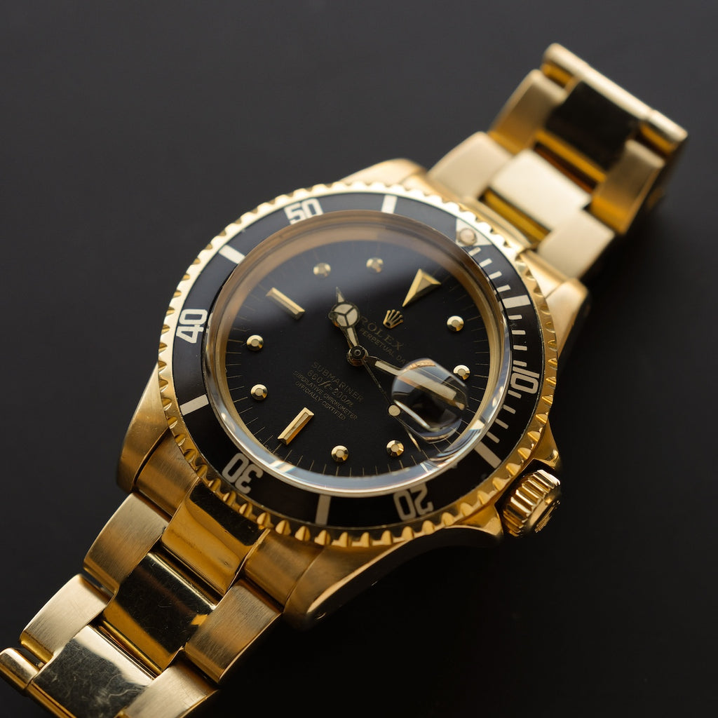 [参考商品］ロレックス/サブマリーナーデイト1680/8/黒壺ダイヤル/18KYG/ROLEX SUBMARINER DATE Ref.1680/8 "Black Nipple Dial" 18K YG 1972y