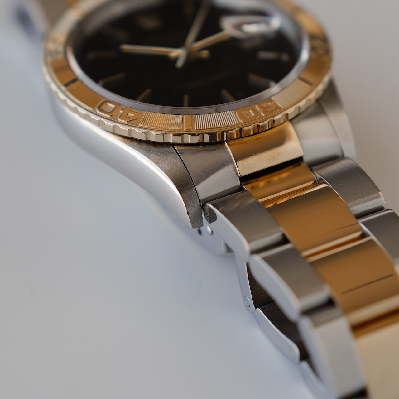 ロレックス/デイトジャスト16263/サンダーバード/ブラックダイヤル/18KYGベゼル/ROLEX DATE-JUST 36 Ref.16263 "Thunderbird" Black Dial 18KYG Bezel 2003