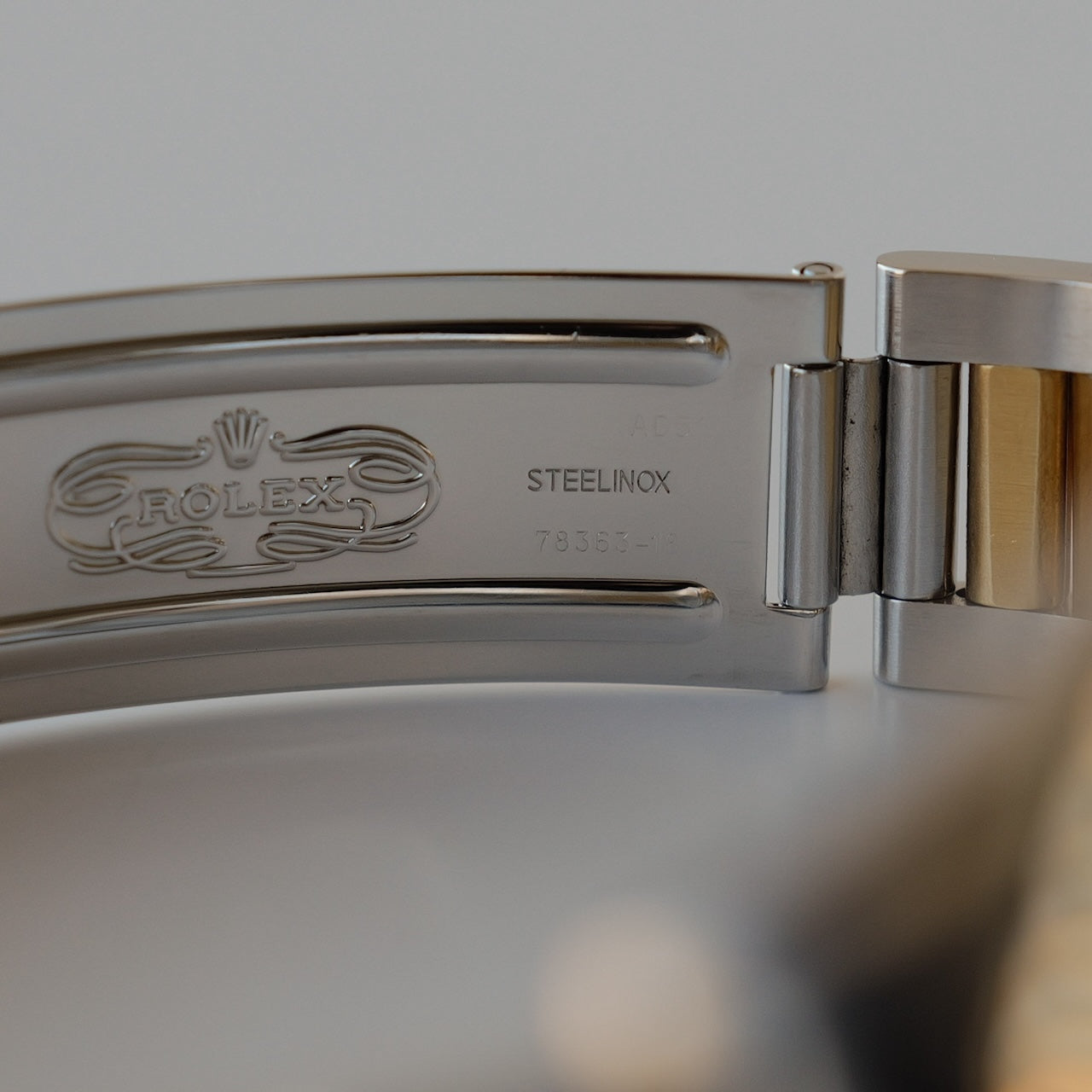 ロレックス/デイトジャスト16263/サンダーバード/ブラックダイヤル/18KYGベゼル/ROLEX DATE-JUST 36 Ref.16263 "Thunderbird" Black Dial 18KYG Bezel 2003