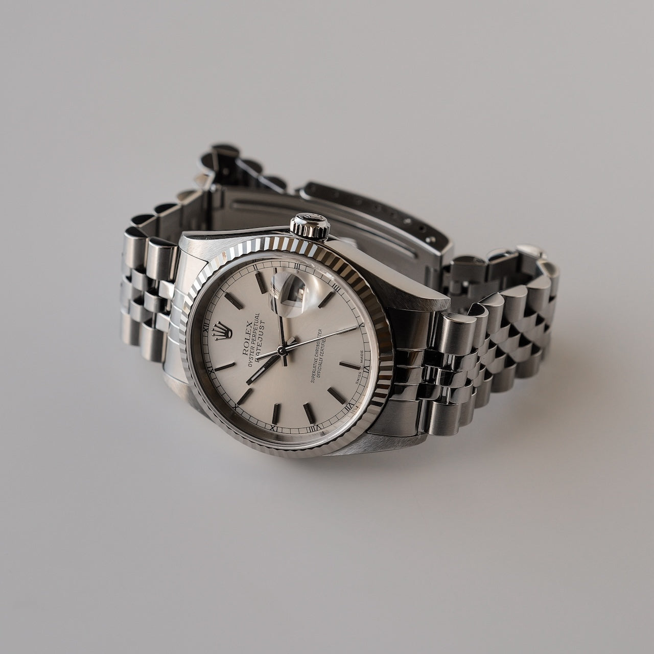 ロレックス/デイトジャスト16234/P番/シルバーダイヤル/保証書付き/ROLEX DATE-JSUT 36 Ref.16234 Silver Dial 2000 Box and Papers