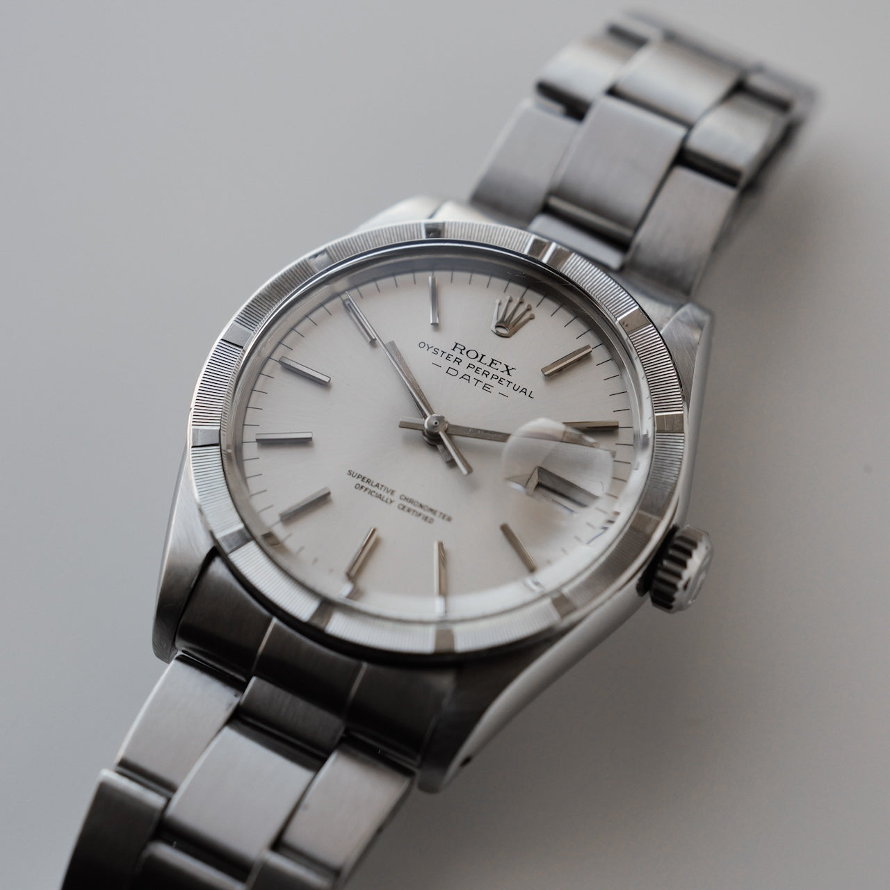 ロレックス/オイスターパーペチュアルデイト1501/エンジンターンドベゼル/1971年/ROLEX OYSTER PERPETUAL DATE Ref.1501 Engine Turned Bezel 1971