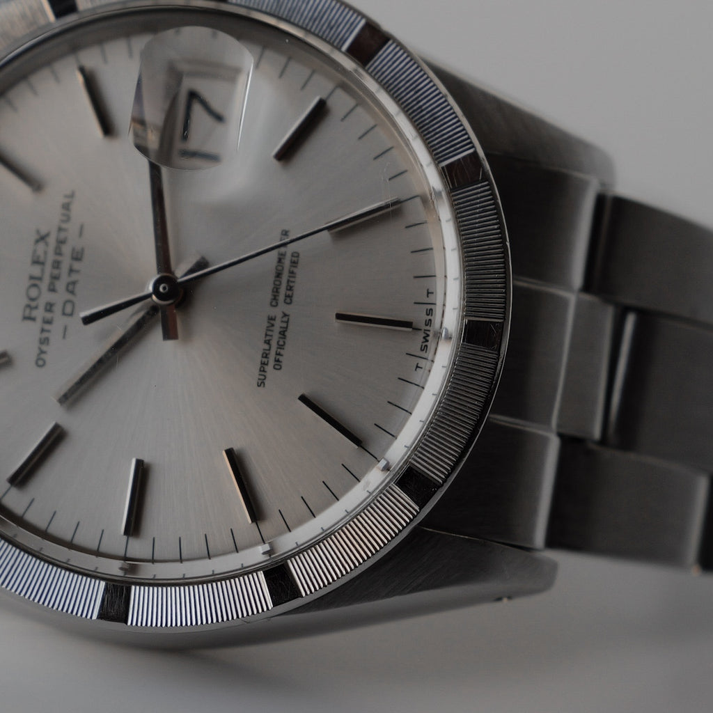 ロレックス/オイスターパーペチュアルデイト1501/エンジンターンドベゼル/1971年/ROLEX OYSTER PERPETUAL DATE Ref.1501 Engine Turned Bezel 1971