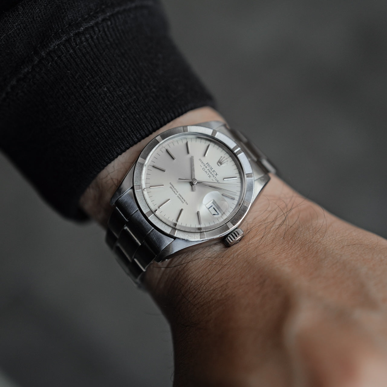 ロレックス/オイスターパーペチュアルデイト1501/エンジンターンドベゼル/1971年/ROLEX OYSTER PERPETUAL DATE Ref.1501 Engine Turned Bezel 1971