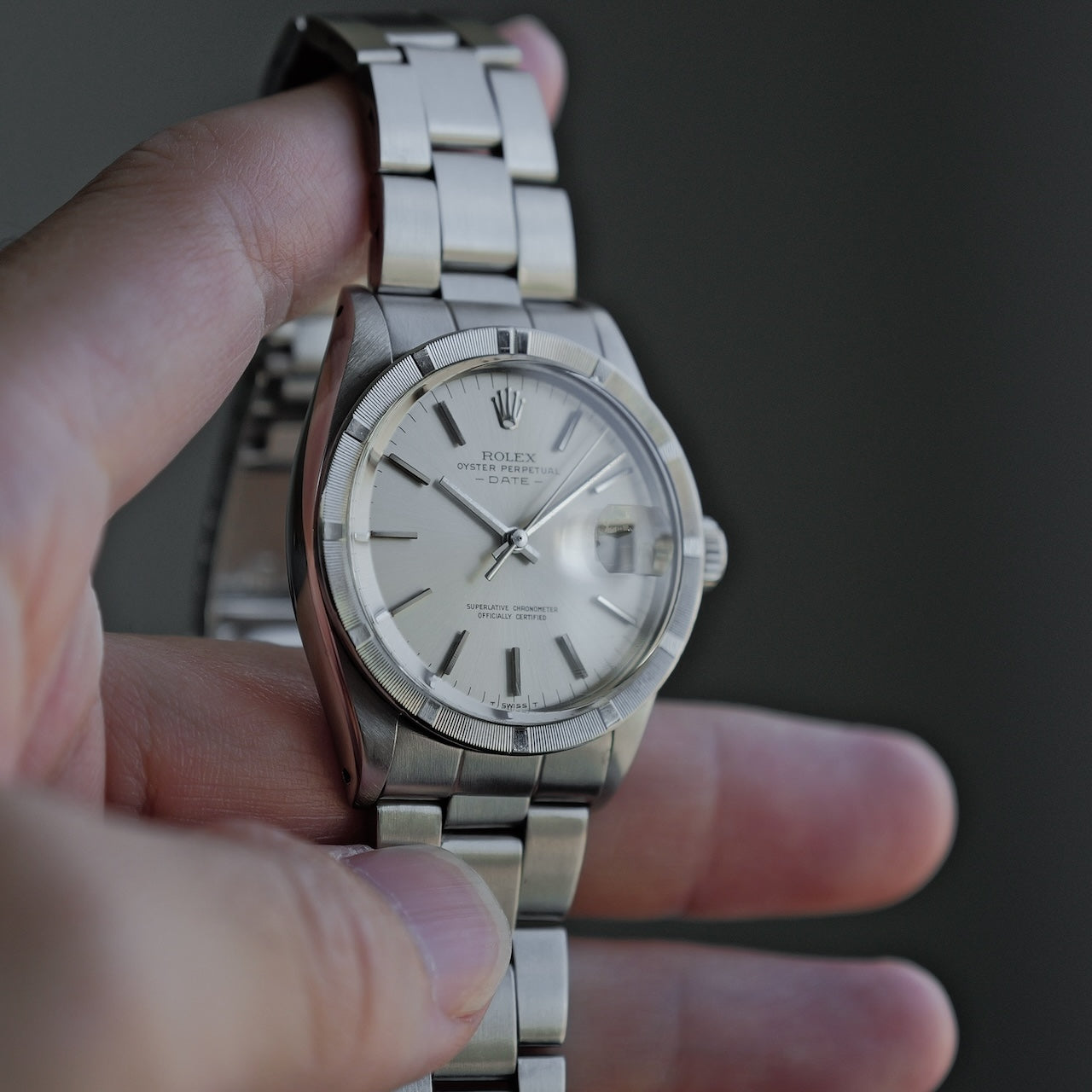 ロレックス/オイスターパーペチュアルデイト1501/エンジンターンドベゼル/1971年/ROLEX OYSTER PERPETUAL DATE Ref.1501 Engine Turned Bezel 1971