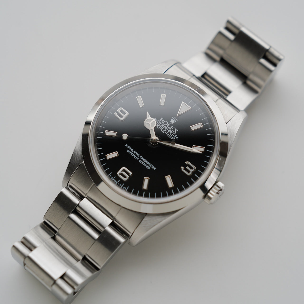 ロレックス/エクスプローラー1/14270/W番/保証書付きフルセット/オールトリチウム/シングルバックル/ROLEX EXPLORER 1 Ref.14270 "All Tritium" W 1995 Full Set