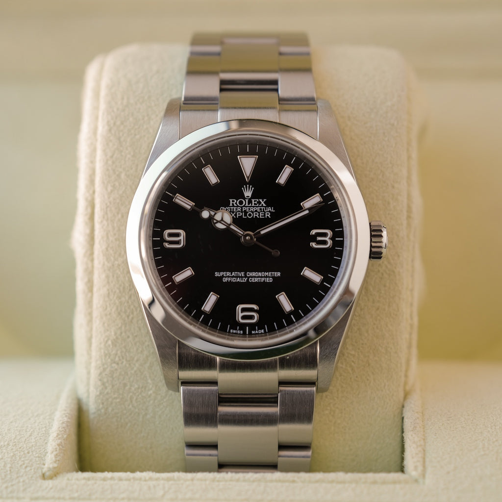 ロレックス/エクスプローラ1/114270/Z番/ルーレット刻印/最終仕様/フルセット/ROLEX EXPLORER 1 Ref.114270 “Roulette Engraved Mark” Z 2007 Full Set