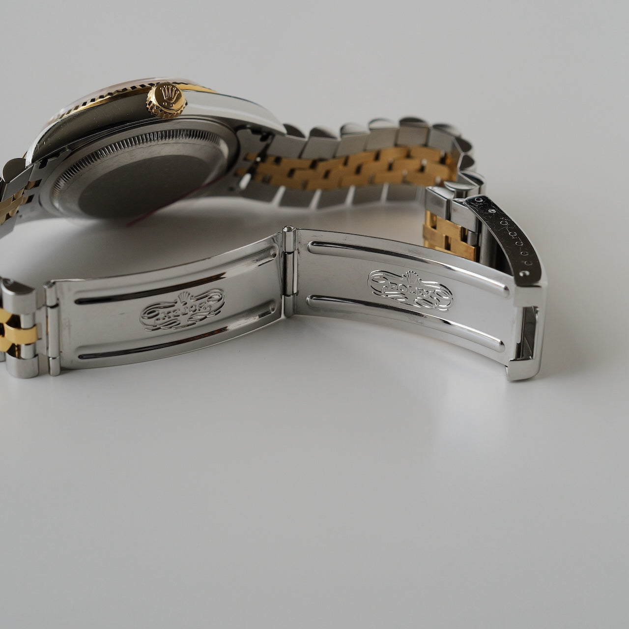 ロレックス/デイトジャスト16233G/18KYG/10Pダイヤモンド/保証書付きフルセット/ROLEX DATE-JUST Ref.16233G "10P Diamond" 18KYG 1997-98 Full Set