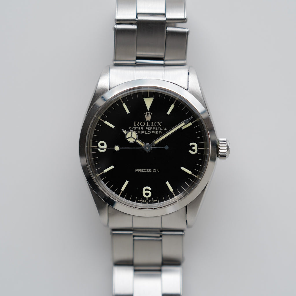ロレックス/オイスターパーペチュアル5500/エクスプローラーダイヤル/ミラーダイヤル/1966年/ROLEX OYSTER PERPETUAL Ref.5500  EXPLORER "GILT DIAL" 1966