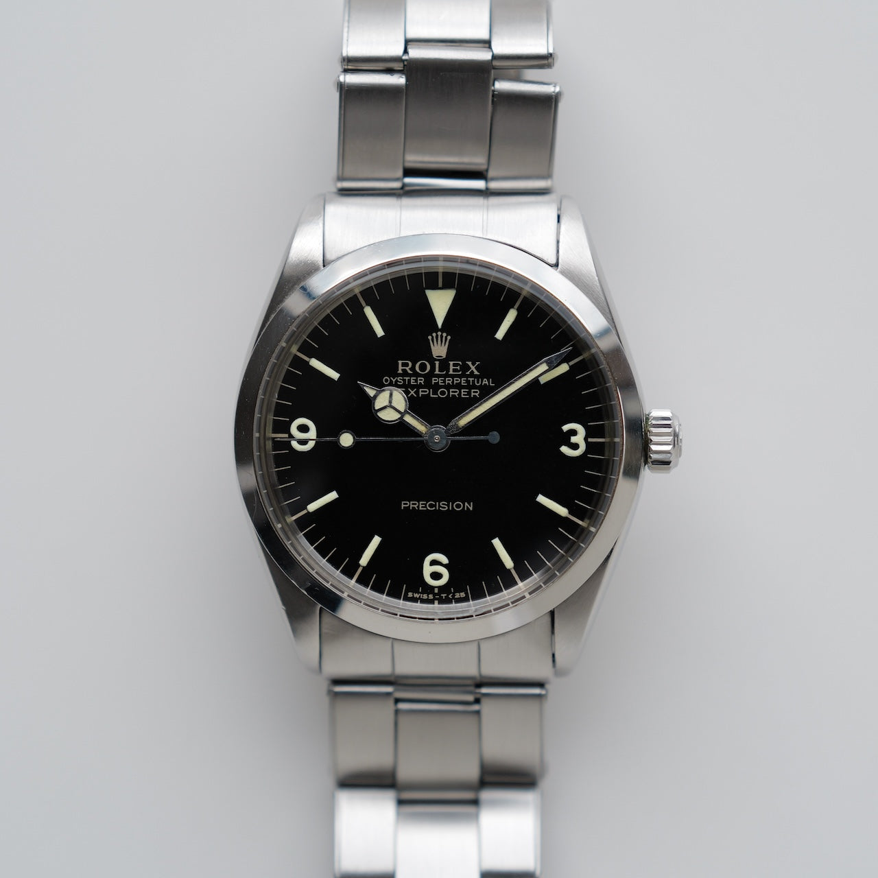 ロレックス/オイスターパーペチュアル5500/エクスプローラーダイヤル/ミラーダイヤル/1966年/ROLEX OYSTER PERPETUAL Ref.5500  EXPLORER "GILT DIAL" 1966