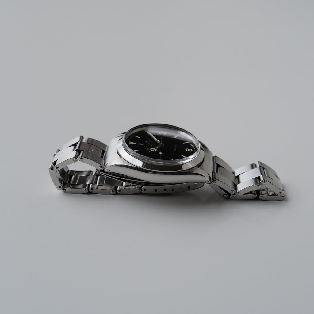 ロレックス/オイスターパーペチュアル5500/エクスプローラーダイヤル/ミラーダイヤル/1966年/ROLEX OYSTER PERPETUAL Ref.5500  EXPLORER "GILT DIAL" 1966