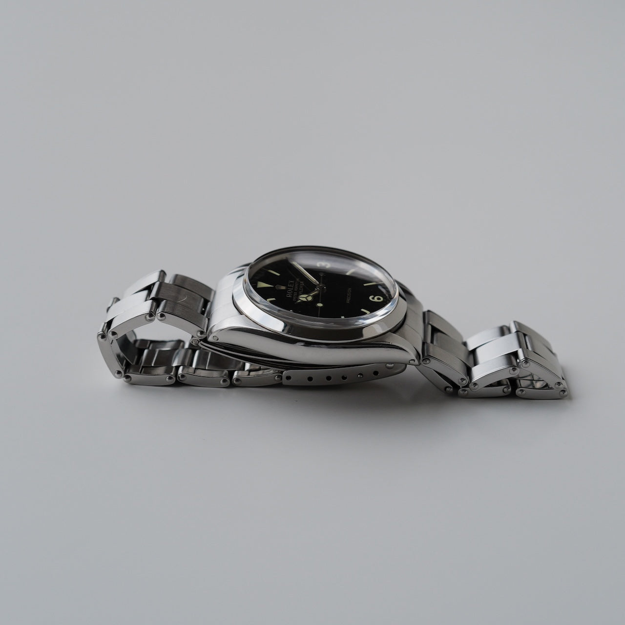 ロレックス/オイスターパーペチュアル5500/エクスプローラーダイヤル/ミラーダイヤル/1966年/ROLEX OYSTER PERPETUAL Ref.5500  EXPLORER "GILT DIAL" 1966