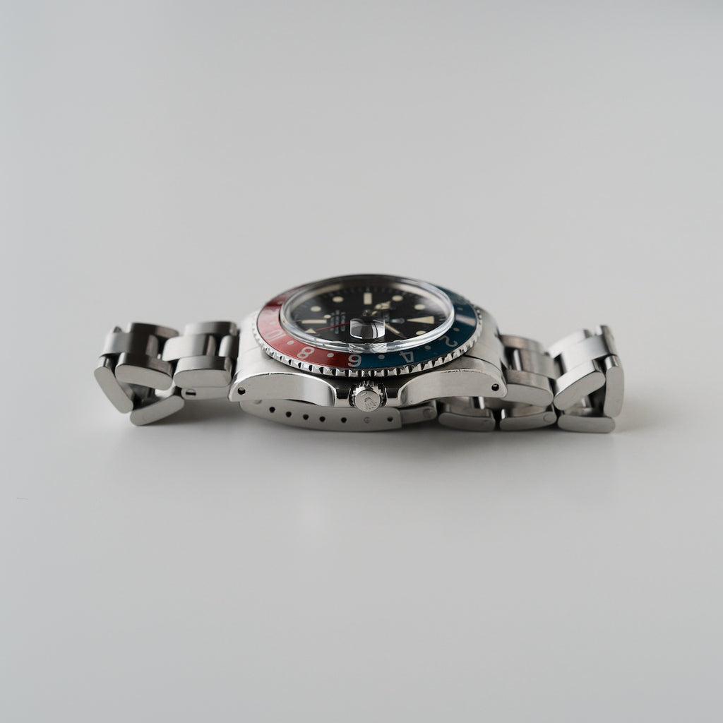 ロレックス/GMTマスター/1675/ラディアルダイヤル/マーク３/ROLEX GMT-MASTER Ref.1675 "Radial Dial" Mk.3 1977