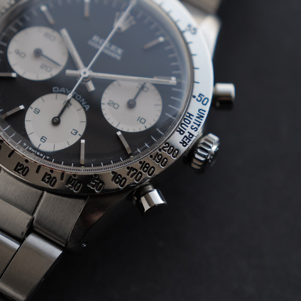 ロレックス/デイトナ6262/ブルーデイトナ/手巻き/ROLEX DAYTONA REF.6262 "BLUE DAYTONA" Black Dial 1970