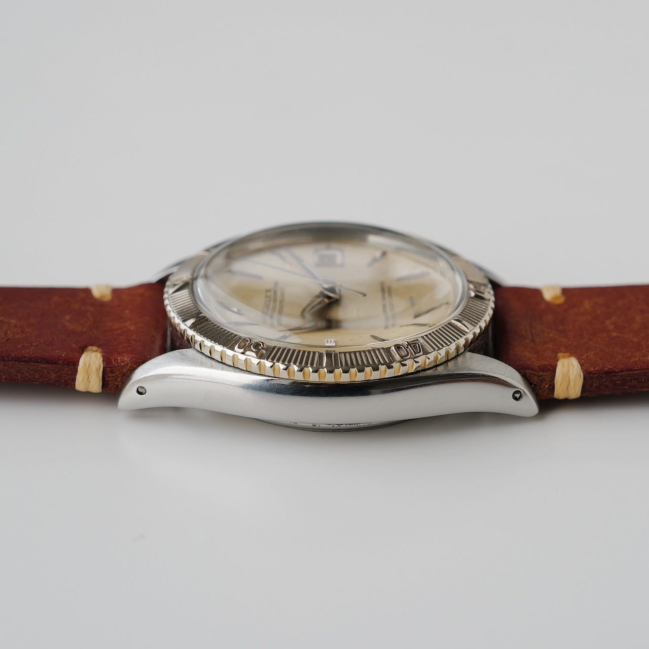 ロレックス/デイトジャスト6609/サンダーバード/シルバーダイヤル/WGベゼル/ROLEX DATE-JUST REF.6609 "Thunderbird" Silver Dial WG Bezel 1957