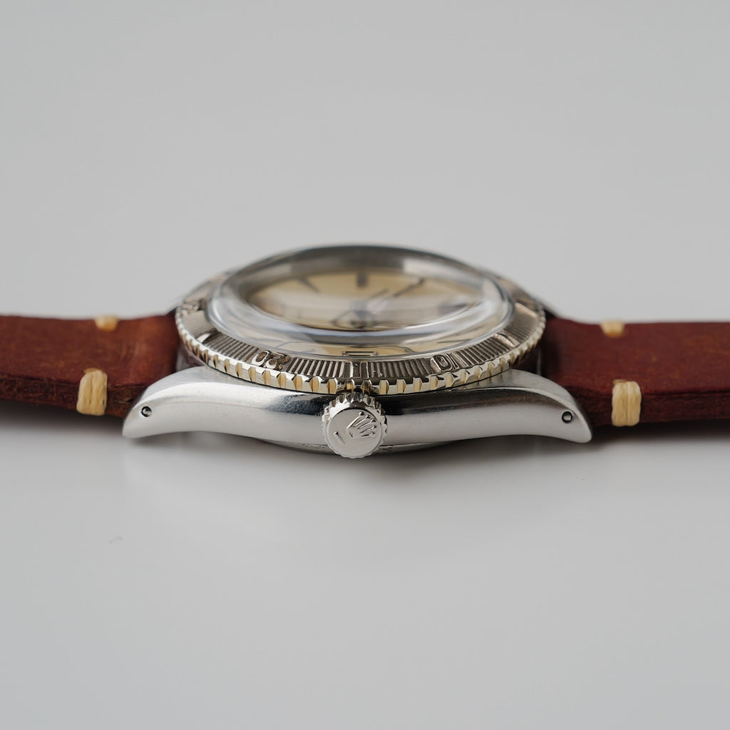 ロレックス/デイトジャスト6609/サンダーバード/シルバーダイヤル/WGベゼル/ROLEX DATE-JUST REF.6609 "Thunderbird" Silver Dial WG Bezel 1957