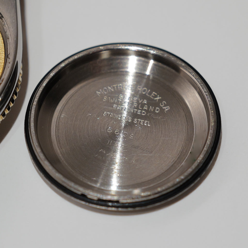ロレックス/デイトジャスト6609/サンダーバード/シルバーダイヤル/WGベゼル/ROLEX DATE-JUST REF.6609 "Thunderbird" Silver Dial WG Bezel 1957