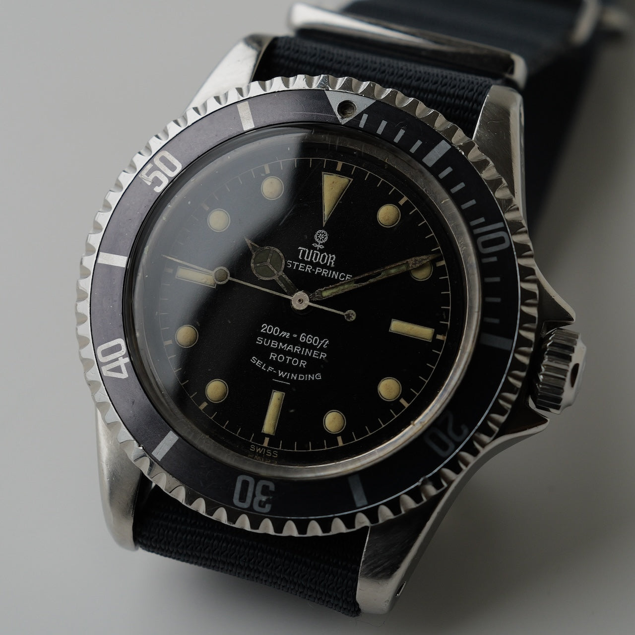 チューダー/チュードル/サブマリーナー7928/ポインテッドクラウンガード/ギルト/アンダーライン/TUDOR SUBMARINER Ref.7928 PCG GLIT Dial Underline 1962y