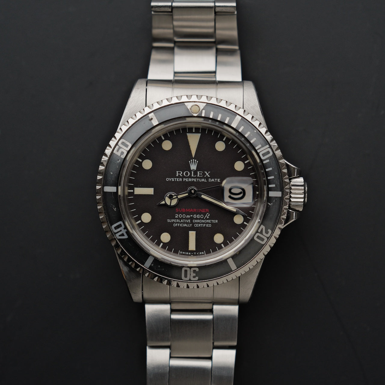 ロレックス/サブマリーナー1680/赤サブ/マーク３/トロピカル/ROLEX SUBMARINER Ref.1680 "Mark.3 Tropical" 1970y