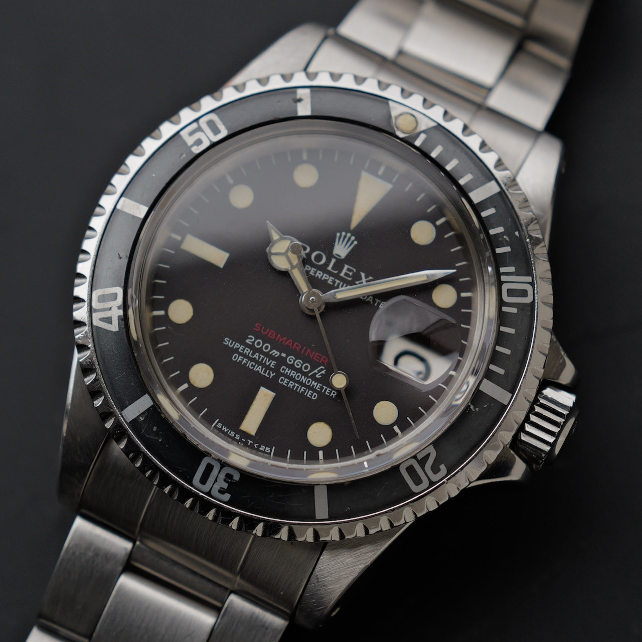 ロレックス/サブマリーナー1680/赤サブ/マーク３/トロピカル/ROLEX SUBMARINER Ref.1680 "Mark.3 Tropical" 1970y