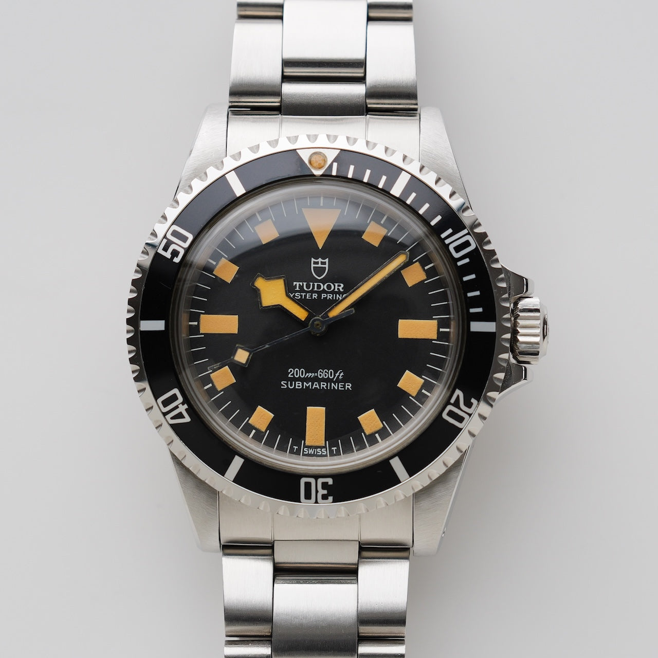 チューダー/オイスタープリンス/サブマリーナー9401/未研磨/パンプキン/TUDOR SUBMARINER Ref.9401 "Patina"and "NEVER Polish" Snowflake 1980y