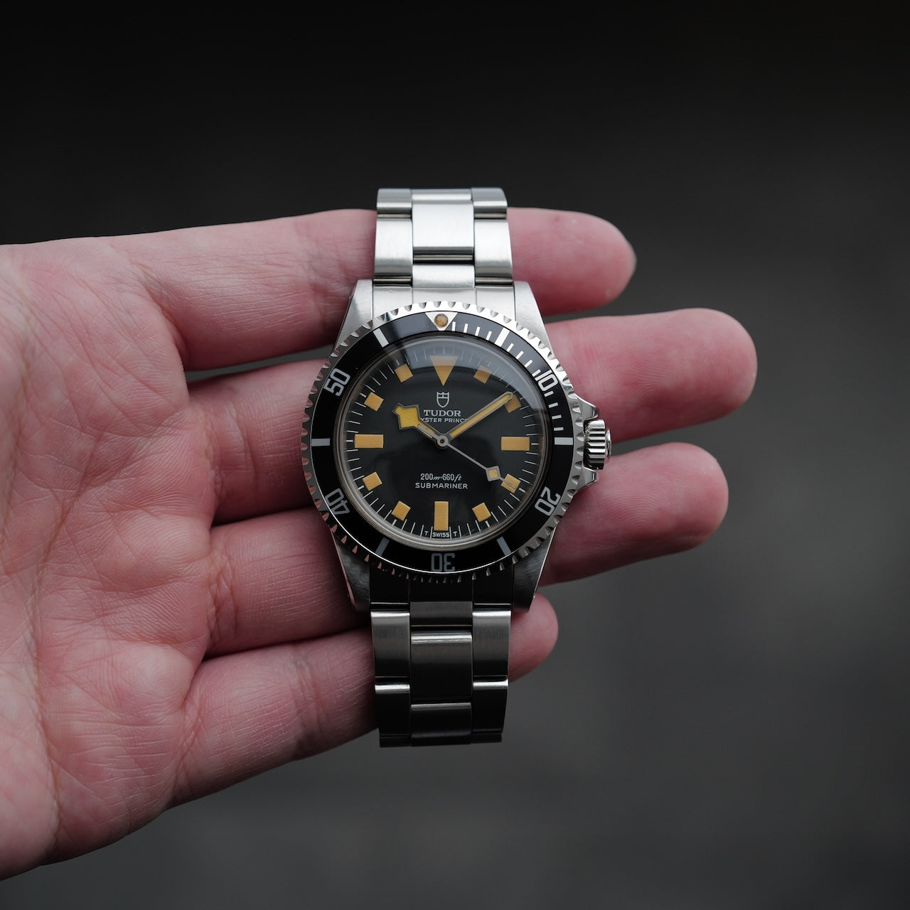 チューダー/オイスタープリンス/サブマリーナー9401/未研磨/パンプキン/TUDOR SUBMARINER Ref.9401 "Patina"and "NEVER Polish" Snowflake 1980y