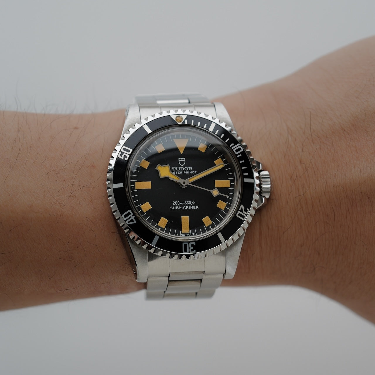 チューダー/オイスタープリンス/サブマリーナー9401/未研磨/パンプキン/TUDOR SUBMARINER Ref.9401 "Patina"and "NEVER Polish" Snowflake 1980y