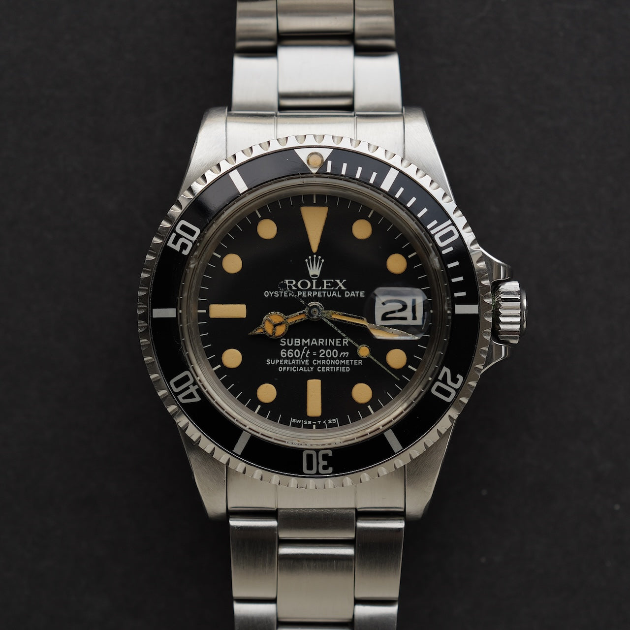 ロレックス/サブマリーナー1680白サブマーク1/完全なフルセットワンオーナーもの1977年製/ROLEX SUBMARINER Ref.1680 "WHITE Mark.1 Dial" 1978y Full Set from first owner