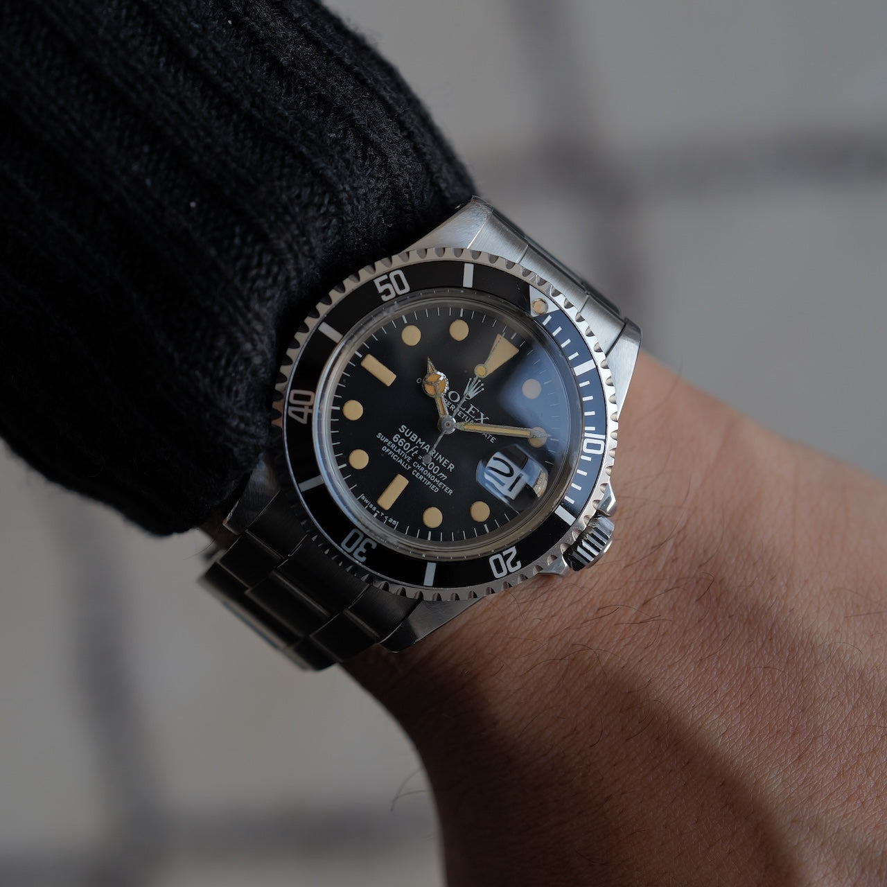 ロレックス/サブマリーナー1680白サブマーク1/完全なフルセットワンオーナーもの1977年製/ROLEX SUBMARINER Ref.1680 "WHITE Mark.1 Dial" 1978y Full Set from first owner