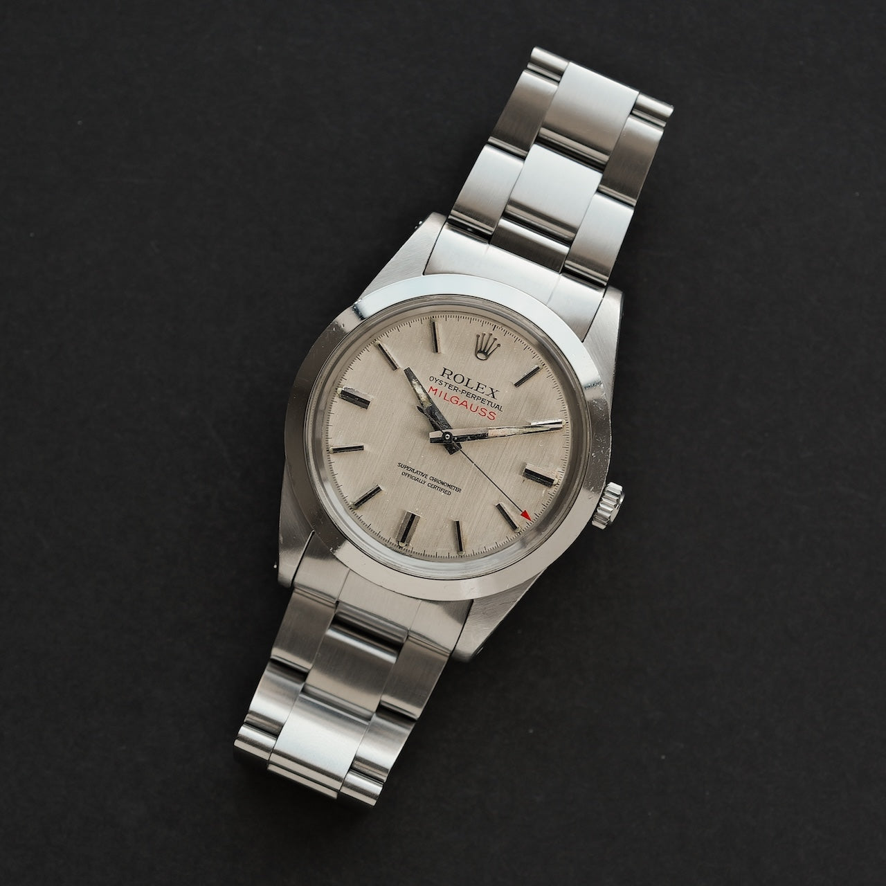 N.R 1019 シルバー L ロレックス/ミルガウス1019/シルバーダイヤル/ROLEX MILGAUSS Ref.1019