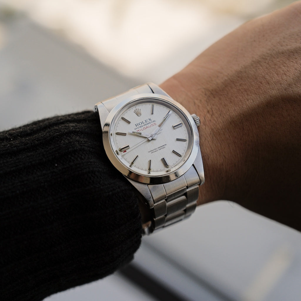ロレックス/ミルガウス1019/シルバーダイヤル/ROLEX MILGAUSS Ref.1019 "Silver Dial" 1980