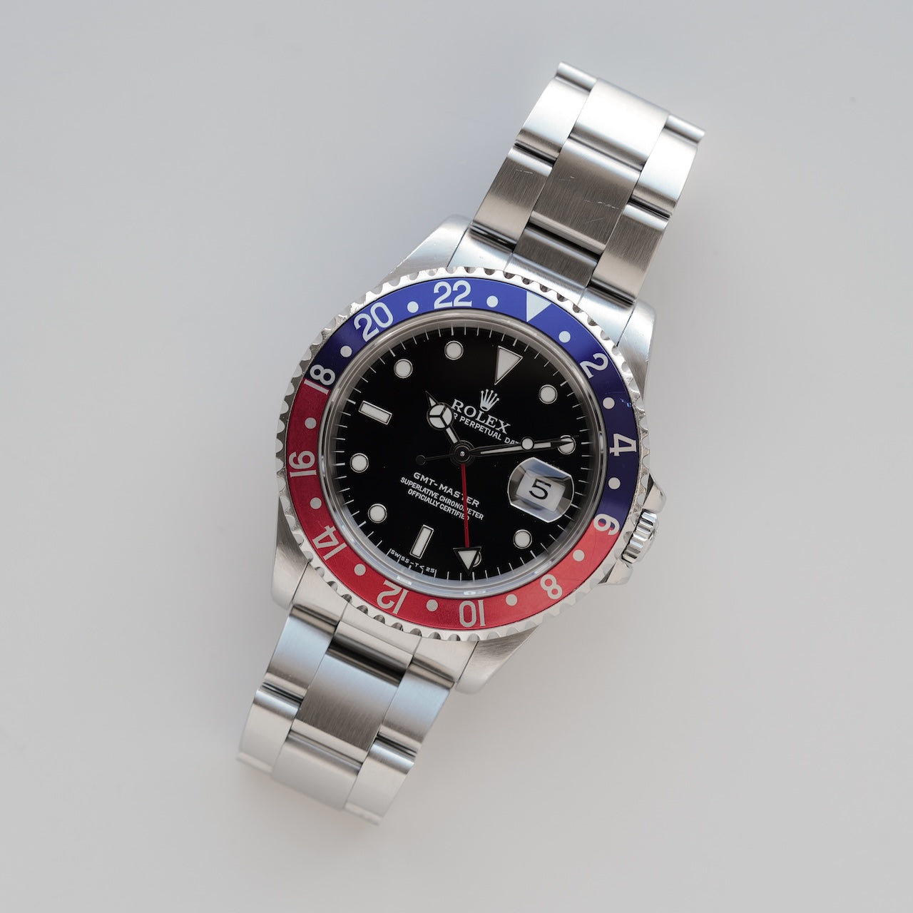ロレックス/GMTマスター16700/X番/ペプシ/赤青ベゼル/保証書/箱付き/ROLEX GMT-MASTER Ref.16700 "Pepsi" 1991 with Paper and Box