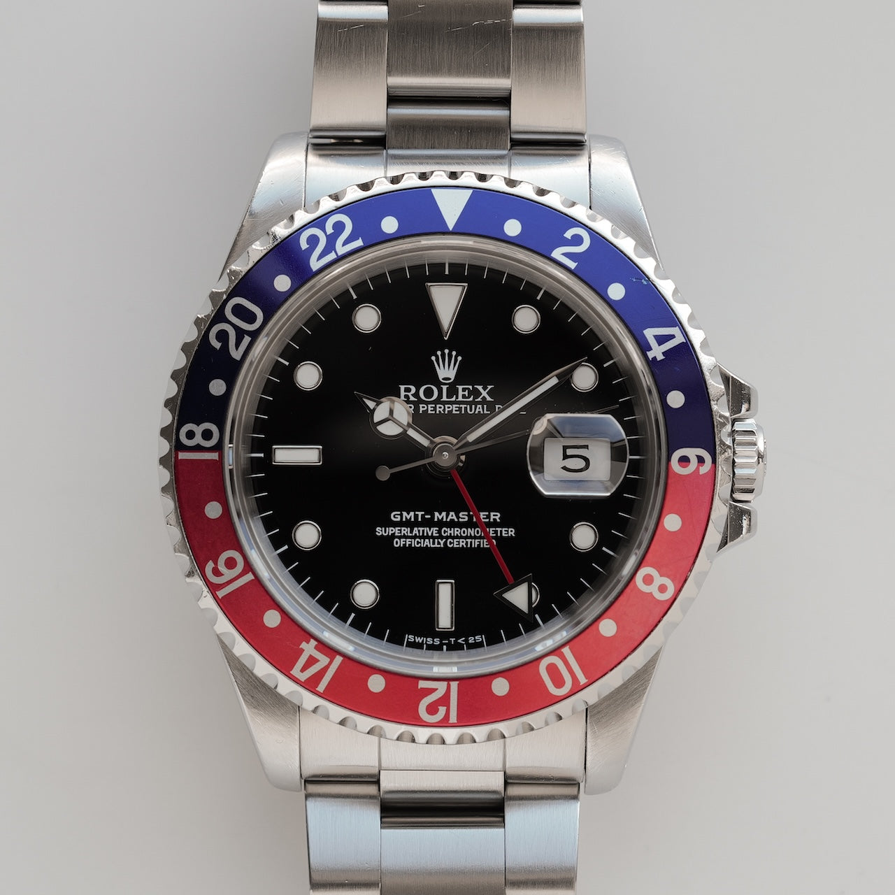 ロレックス/GMTマスター16700/X番/ペプシ/赤青ベゼル/保証書/箱付き/ROLEX GMT-MASTER Ref.16700 "Pepsi" 1991 with Paper and Box