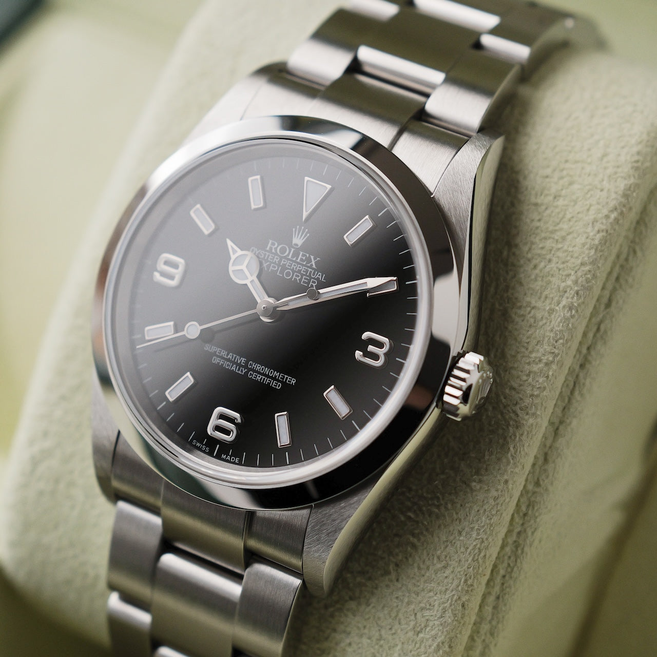 ロレックス/エクスプローラー1/114270/D番/裏蓋シール/保証書付きフルセット/ROLEX EXPLORER1 Ref.114270 D Serial 2005-06 Full Set