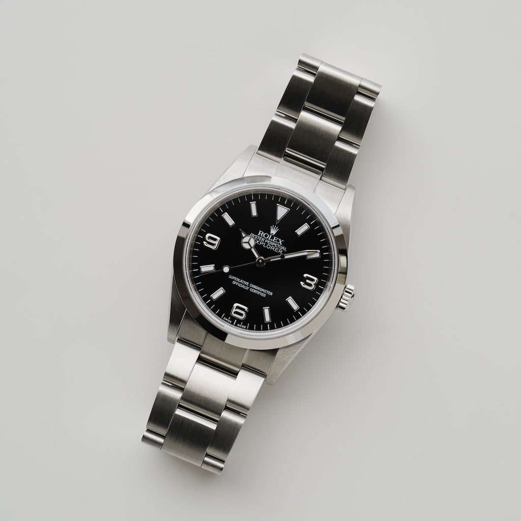 ロレックス/エクスプローラー1/114270/D番/裏蓋シール/保証書付きフルセット/ROLEX EXPLORER1 Ref.114270 D Serial 2005-06 Full Set