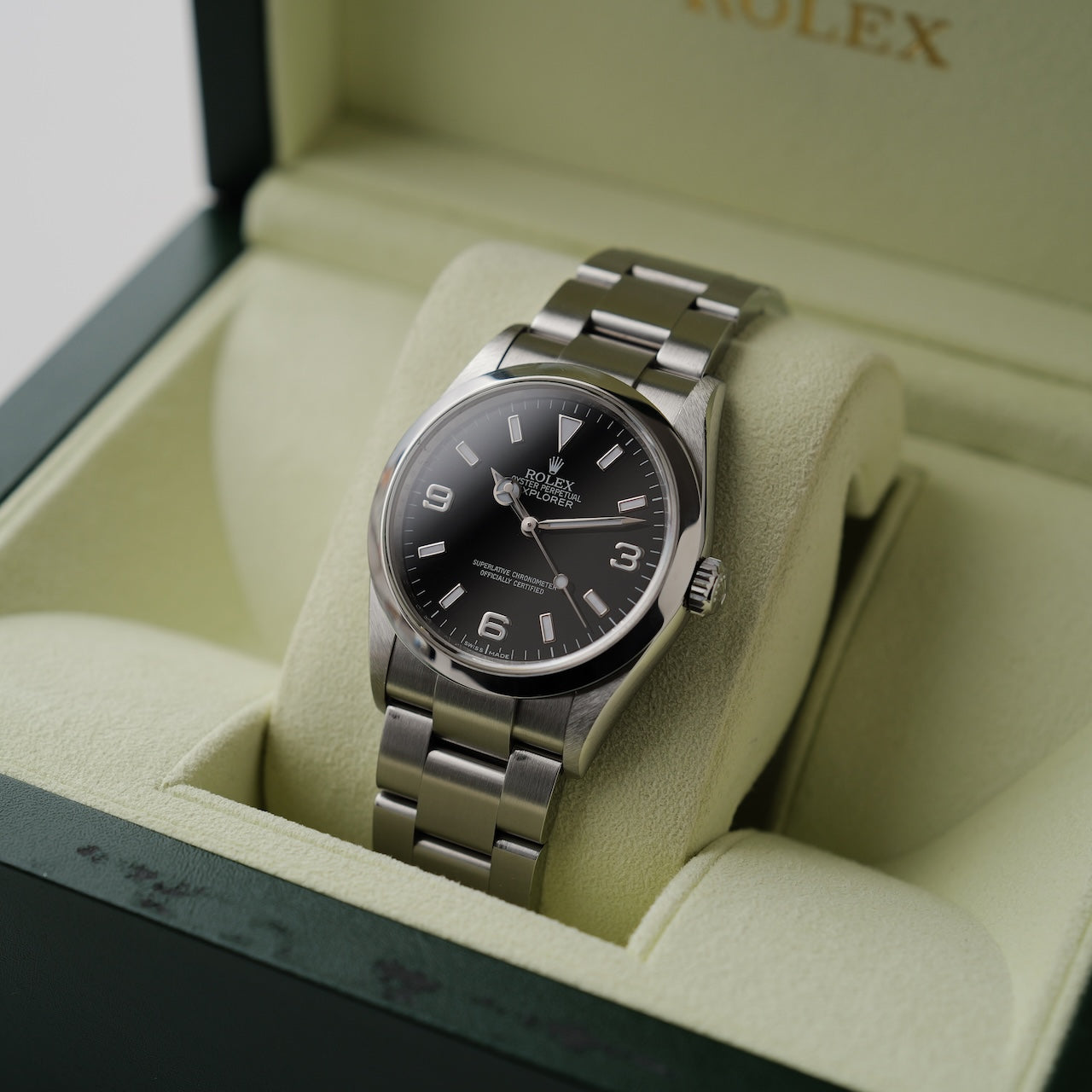 【価格見直し】ロレックス/エクスプローラー1/114270/V番/最終仕様/ルーレット刻印/ROLEX EXPLORER1 REF.114270 "Roulette Engraving" 2009