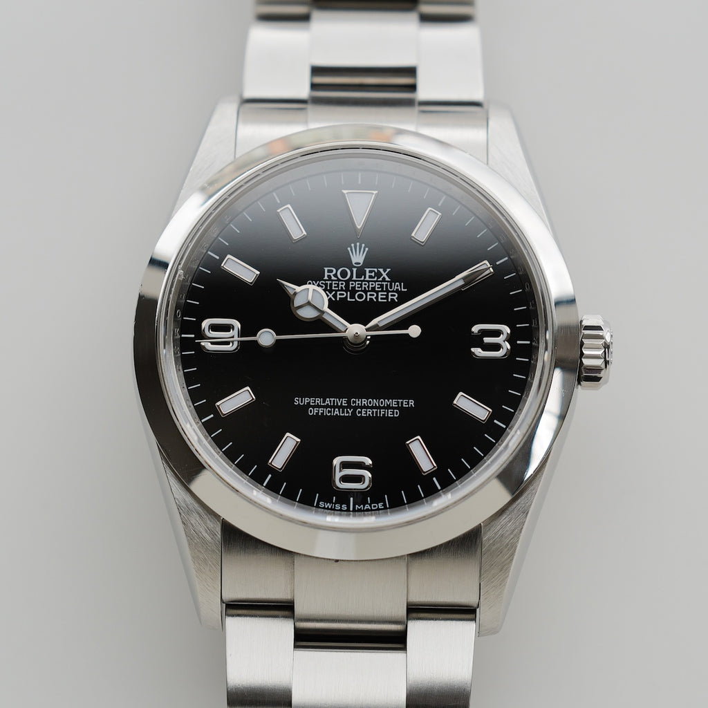 【価格見直し】ロレックス/エクスプローラー1/114270/V番/最終仕様/ルーレット刻印/ROLEX EXPLORER1 REF.114270 "Roulette Engraving" 2009