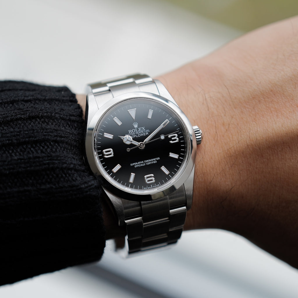 【価格見直し】ロレックス/エクスプローラー1/114270/V番/最終仕様/ルーレット刻印/ROLEX EXPLORER1 REF.114270 "Roulette Engraving" 2009