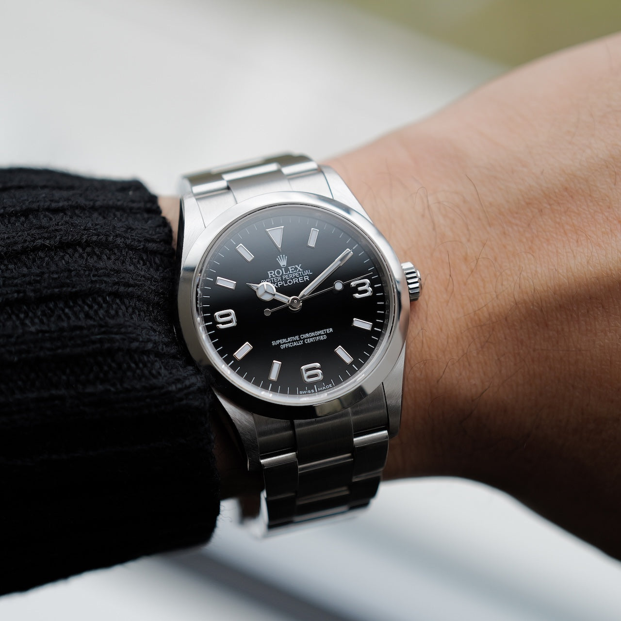 【価格見直し】ロレックス/エクスプローラー1/114270/V番/最終仕様/ルーレット刻印/ROLEX EXPLORER1 REF.114270 "Roulette Engraving" 2009