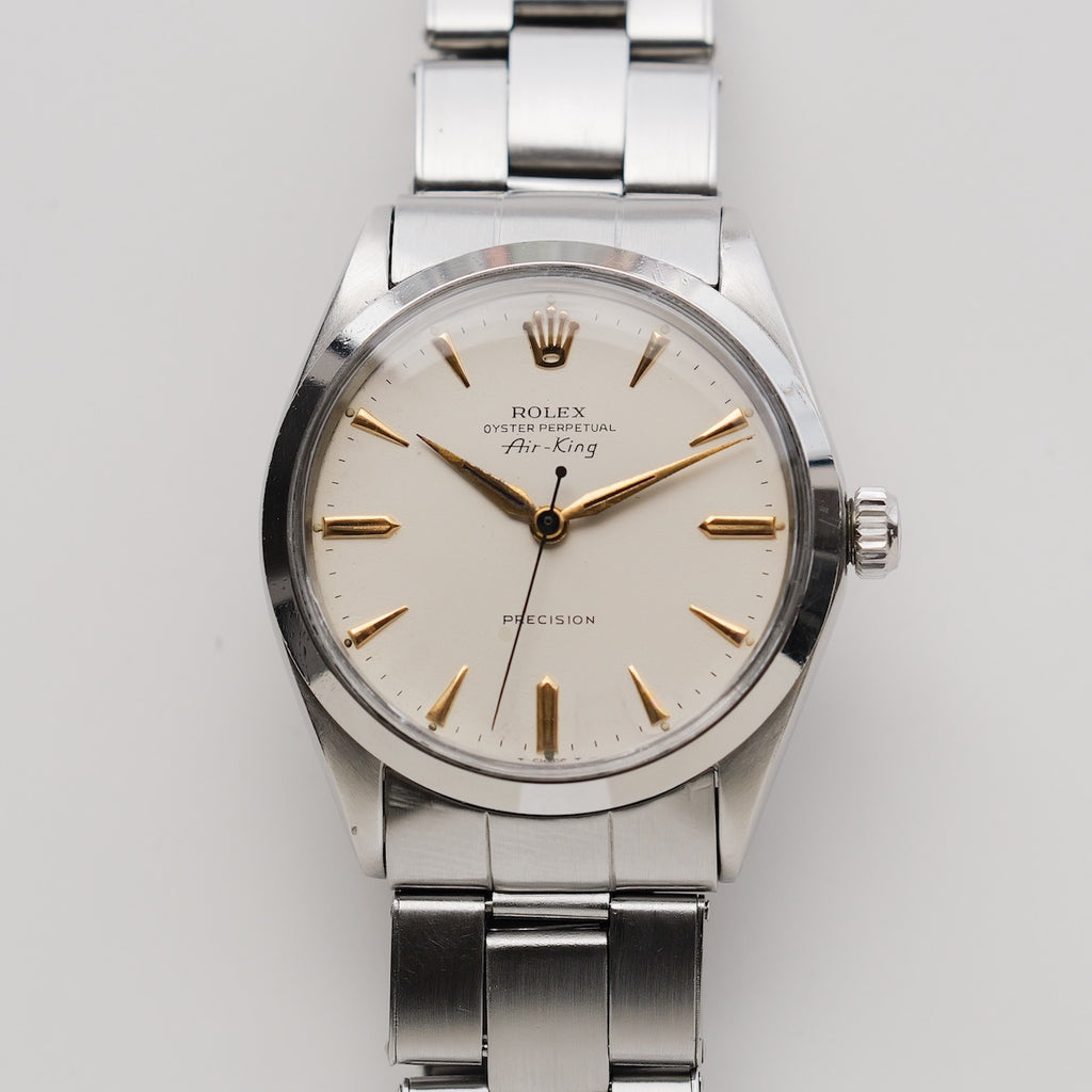 ロレックス/エアキング5500/ホワイトミラーダイヤル/ROLEX AIR-KING Ref.5500 "White Dial" 1968y