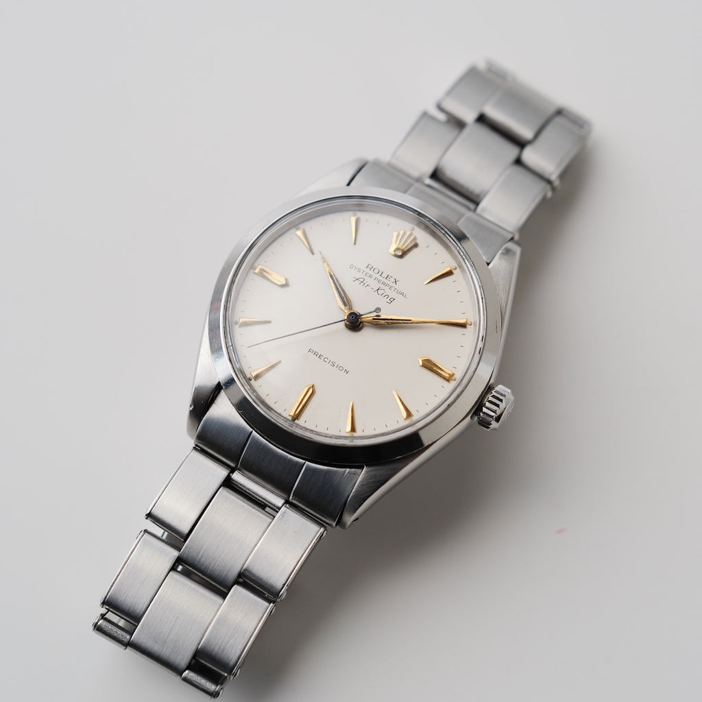 ロレックス/エアキング5500/ホワイトミラーダイヤル/ROLEX AIR-KING Ref.5500 "White Dial" 1968y